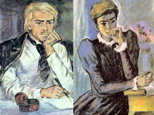 Гранатовый браслет иллюстрации