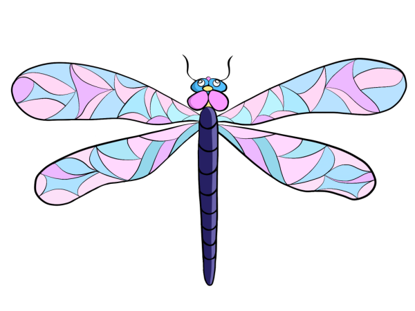 Стрекозы мультяшные