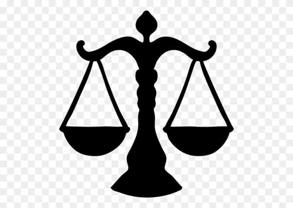 Весы правосудия в руке