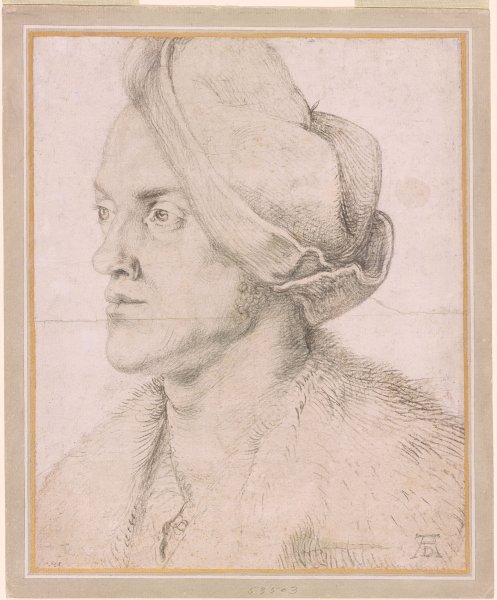 Альбрехт Дюрер автопортрет гравюра