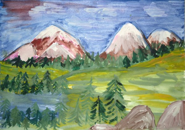 Природа Башкортостана рисунки