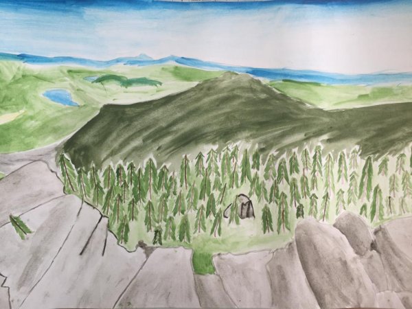 Красоты Урала рисунки