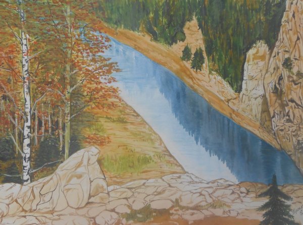 Уральская природа рисунки