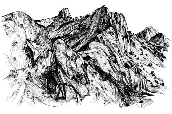 Горы в графике