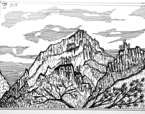 Эскиз гор