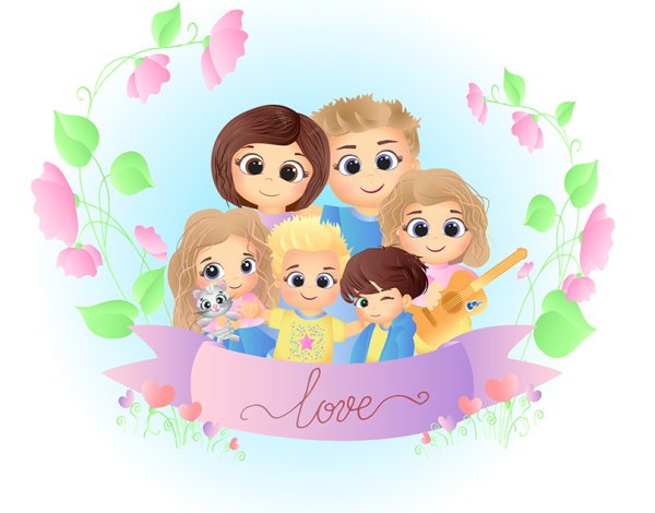 Веселая семейка