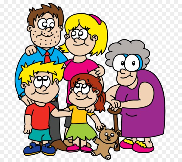 Семья мультяшка