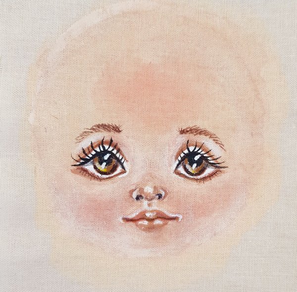 Кукольные лица нарисованные