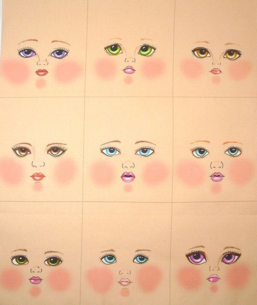 Личико для куклы