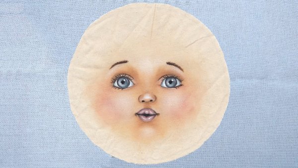 Лицо куклы для печати