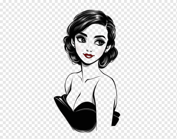 Женщина рисунок