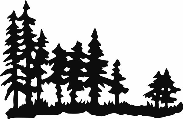 Трафареты. В лесу