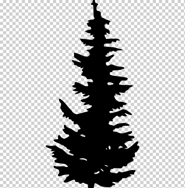 Елка силуэт