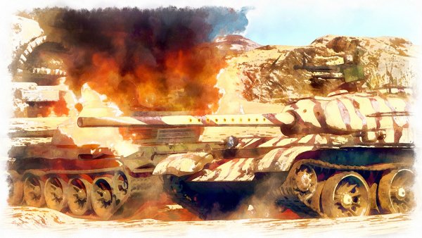 Танк тигр огонь