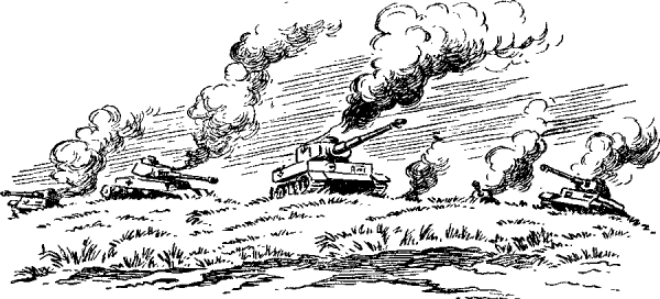 Раскраска танковое сражение под Прохоровкой