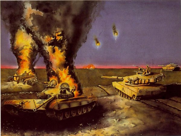 Т72 против Абрамса арт