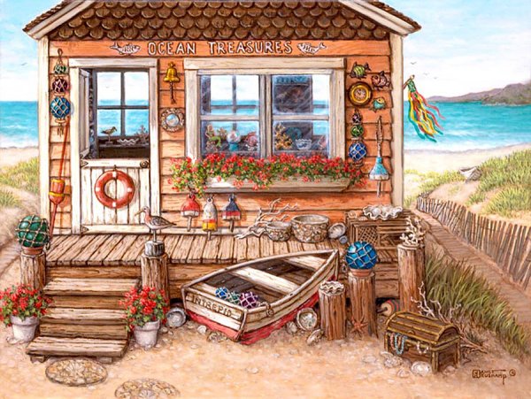 Художник Жанет Крускамп картины