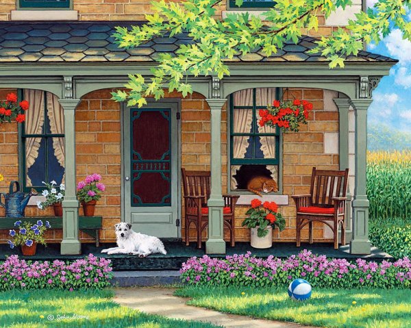 Уют в доме художник Джон Слоан