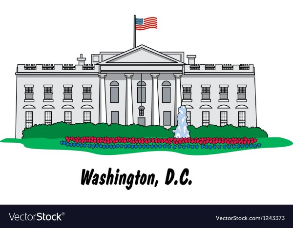 Белый дом рисунок