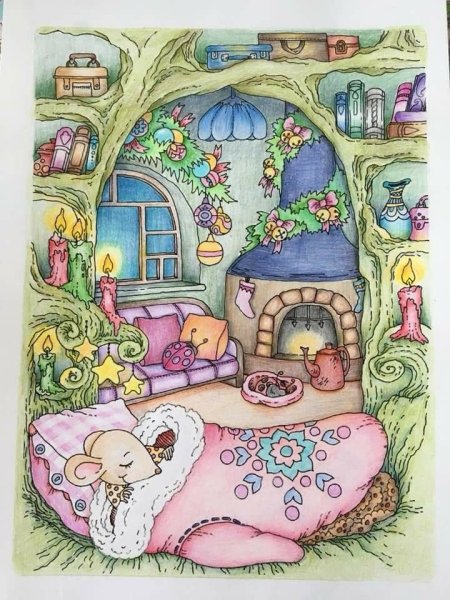 Уютная норка иллюстрации