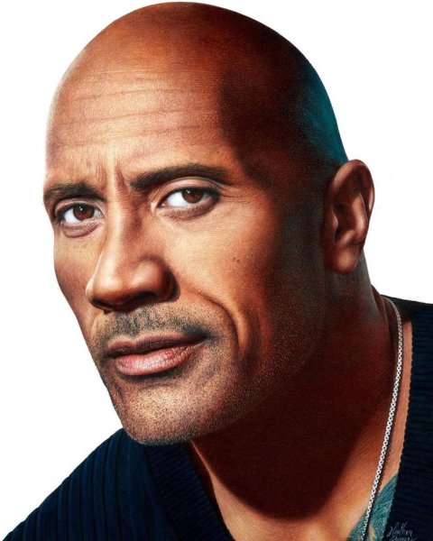 Скала Джонсон рисунок