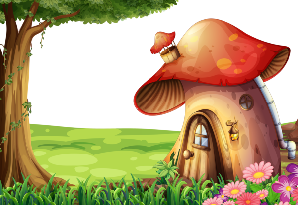 Сказочные домики мультяшные