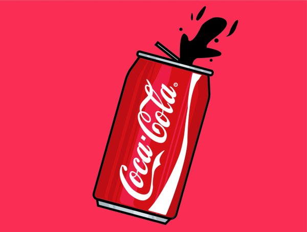 Кока кола нарисовать