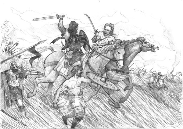 Батальные сцены Куликовская битва