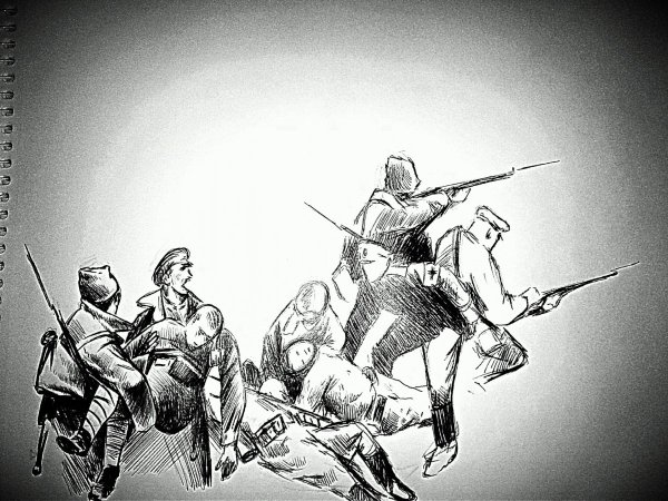 Иллюстрации батального жанра