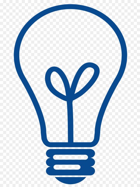 Лампочка без фона