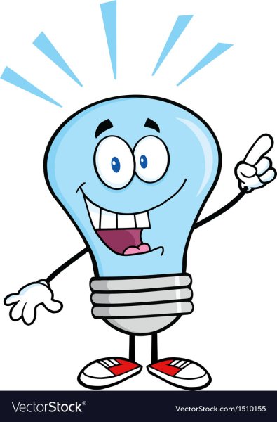 Лампочка с лицом