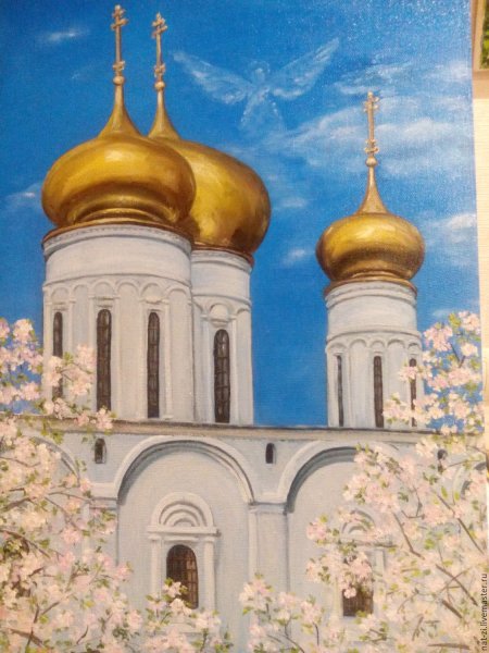 Купола церквей в живописи