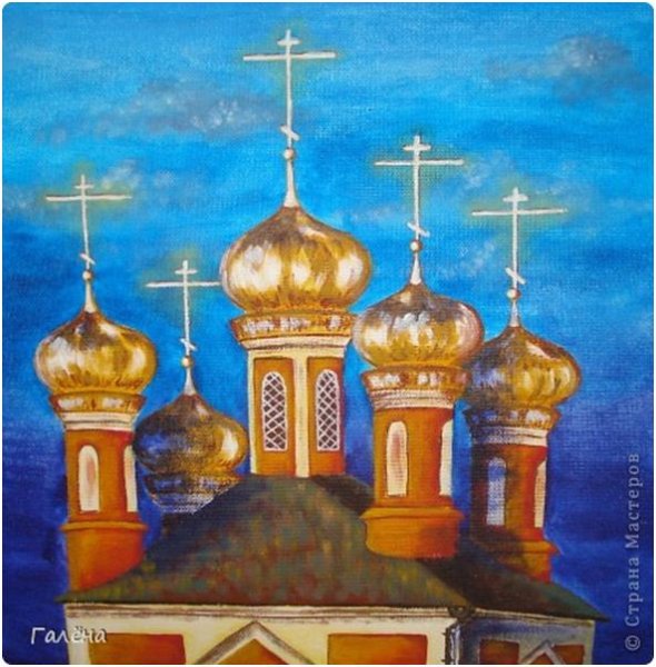 Рисование купола церкви