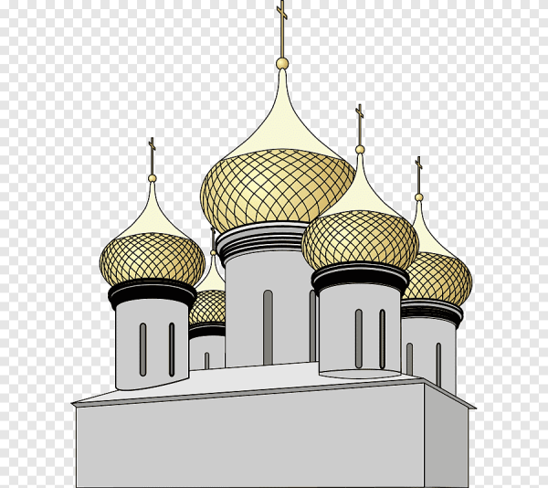 Купол храма силуэт