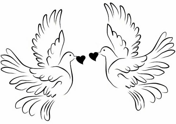 Голуби на свадьбу