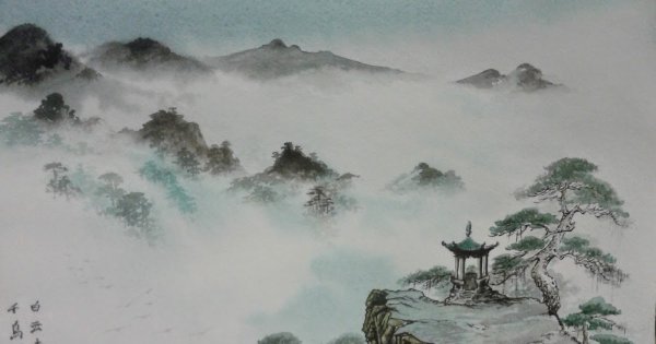Картины китайских художников пейзажистов древнего Китая