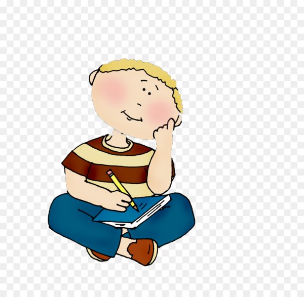 Задумчивый ребенок на прозрачном фоне