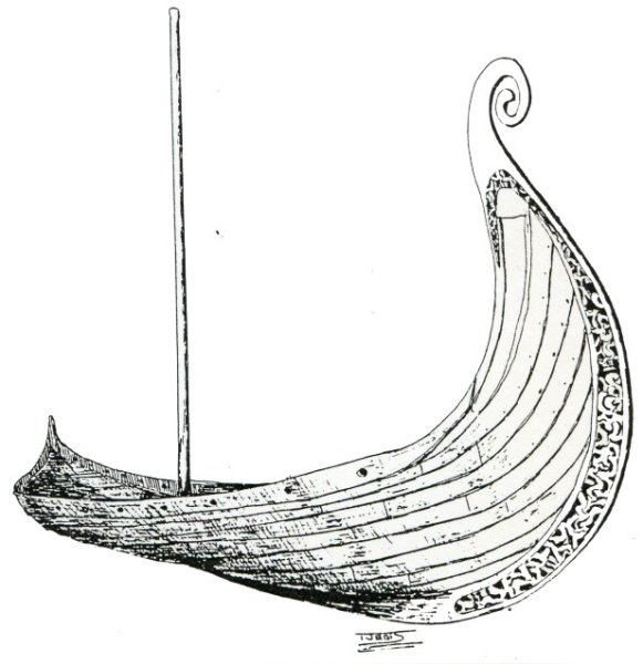 Ладья нос дракар