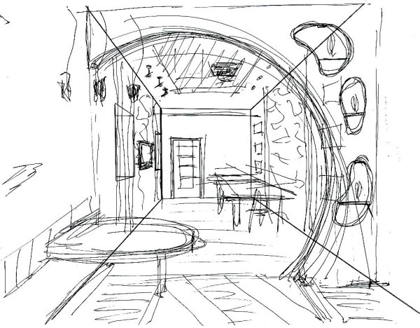 Эскиз помещения