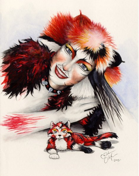 Герои мюзикла кошки Гризабелла