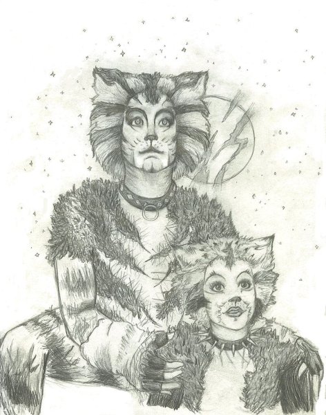 Мюзикл кошки Гризабелла в полный рост