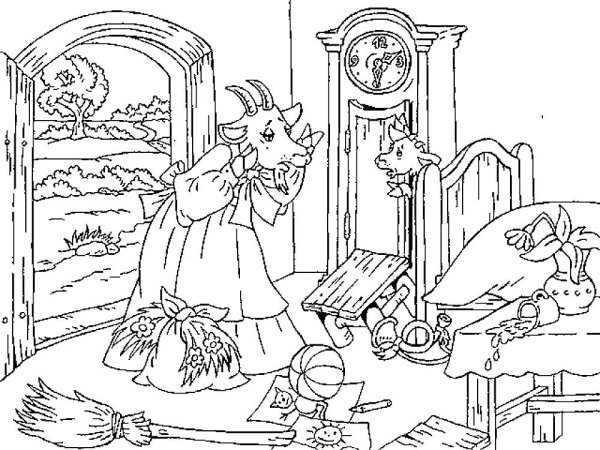 Волк и козлята