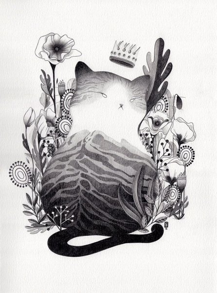 Стилизованный кот