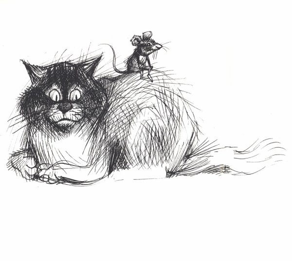 Кошка Графика