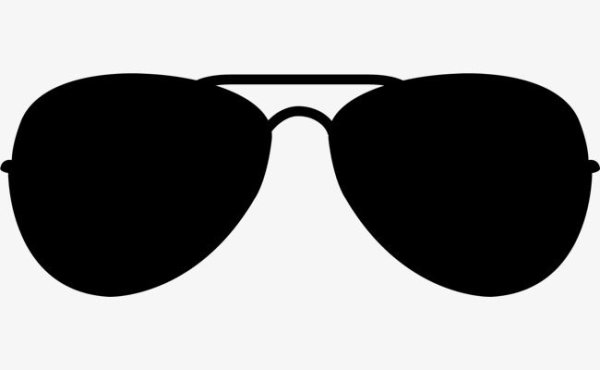 Чёрные очки для фотошопа