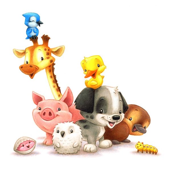 Мультяшные зверушки