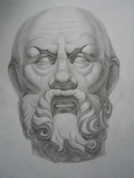 Сократ Академический рисунок