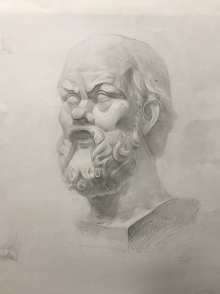 Сократ Академический рисунок