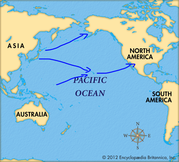 Pacific Ocean на карте