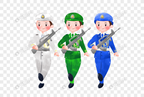 Строевой шаг военнослужащих